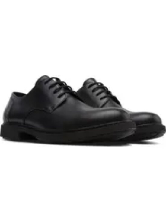 Brand New Camper Neuman Black Leather Plain Toe Derby Men’s Shoe - Size US 9 main image 4